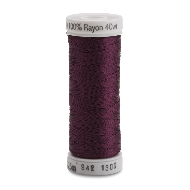 Sulky 40 Wt. Rayon Thread- Plum - 250 yd. Spool