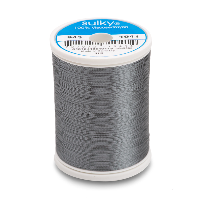 Sulky 40 Wt. Rayon Thread- Med. Dk. Gray - 850 yd. Spool