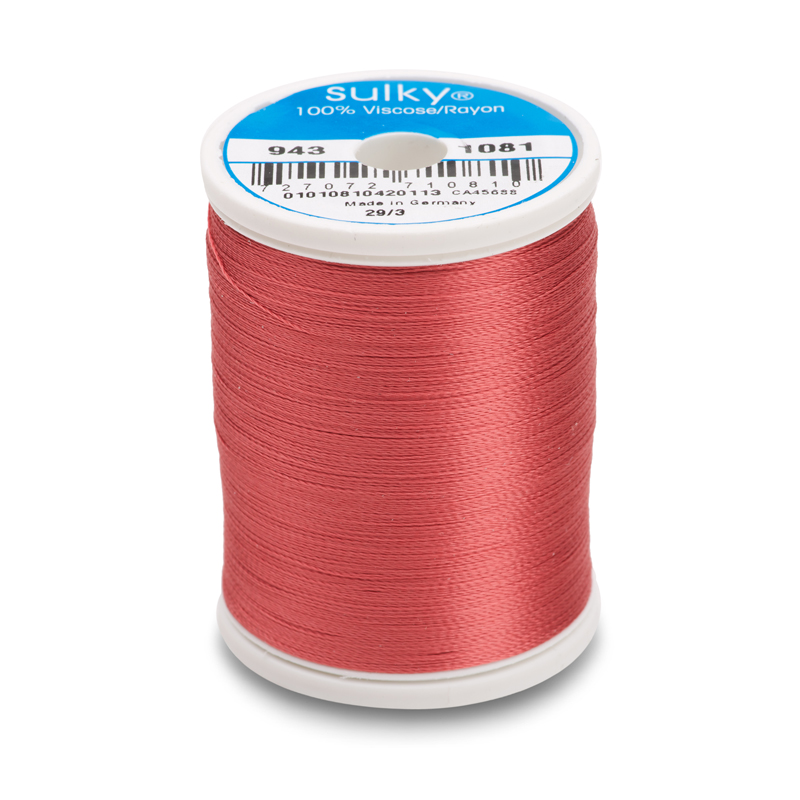 Sulky 40 Wt. Rayon Thread- Brick - 850 yd. Spool