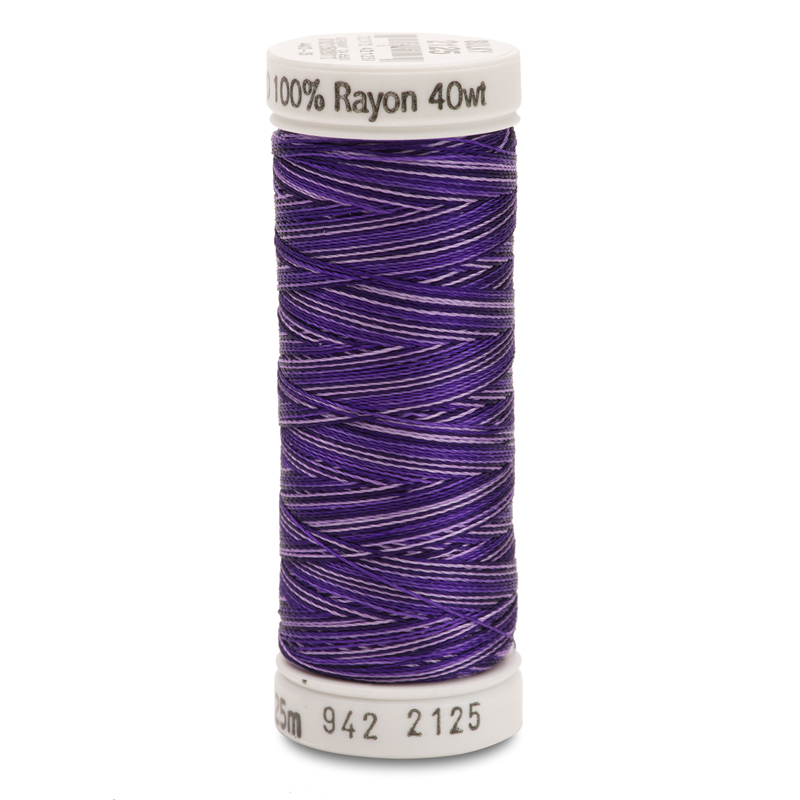 Sulky 40 Wt. Rayon Variegated Thread - Vari-Royal Purples - 250 yd. Spool