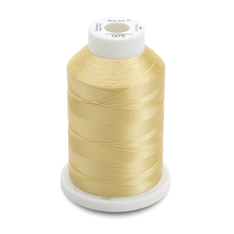 Sulky 40 Wt. Rayon Thread- Gold - 1,500 yd. Spool