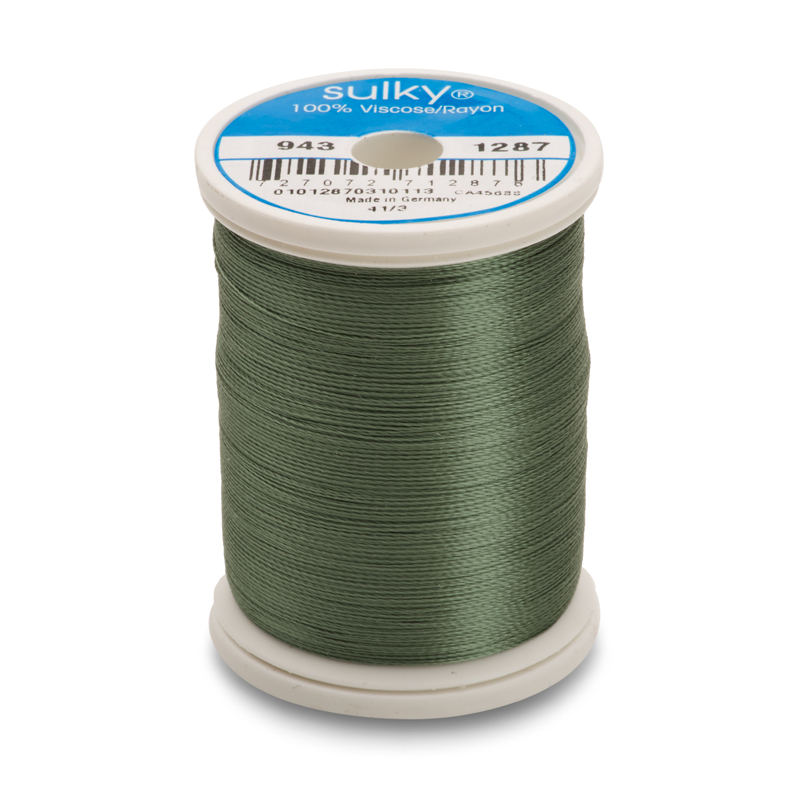 Sulky 40 Wt. Rayon Thread- French Green - 850 yd. Spool