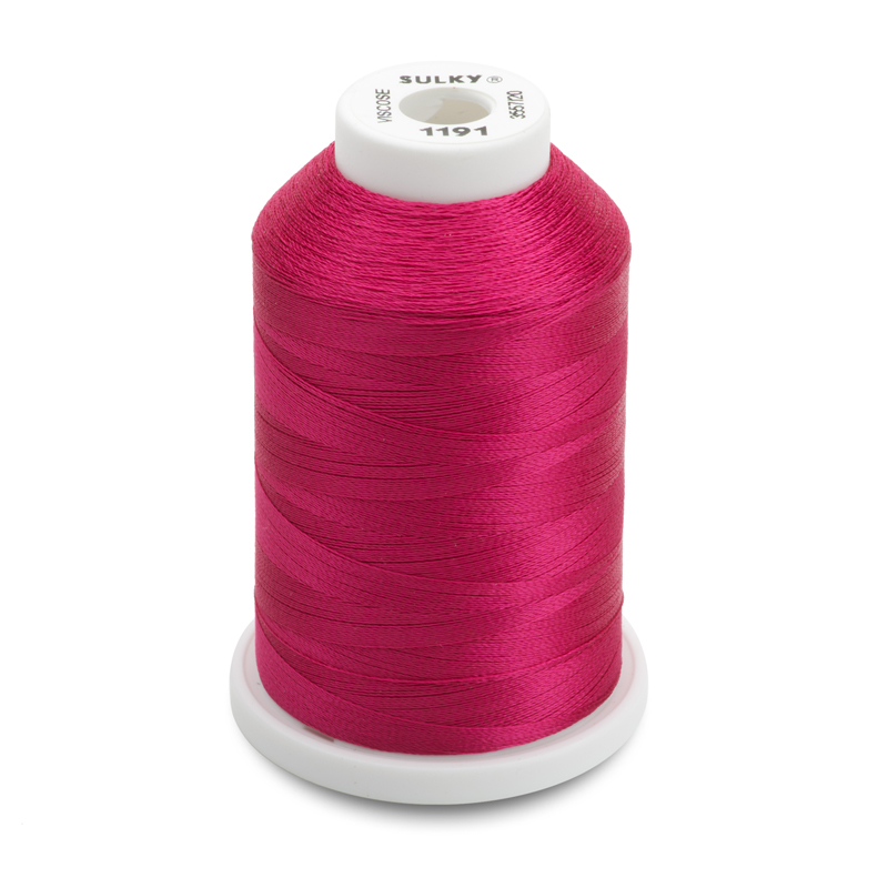 Sulky 40 Wt. Rayon Thread- Dk. Rose - 1,500 yd. Spool