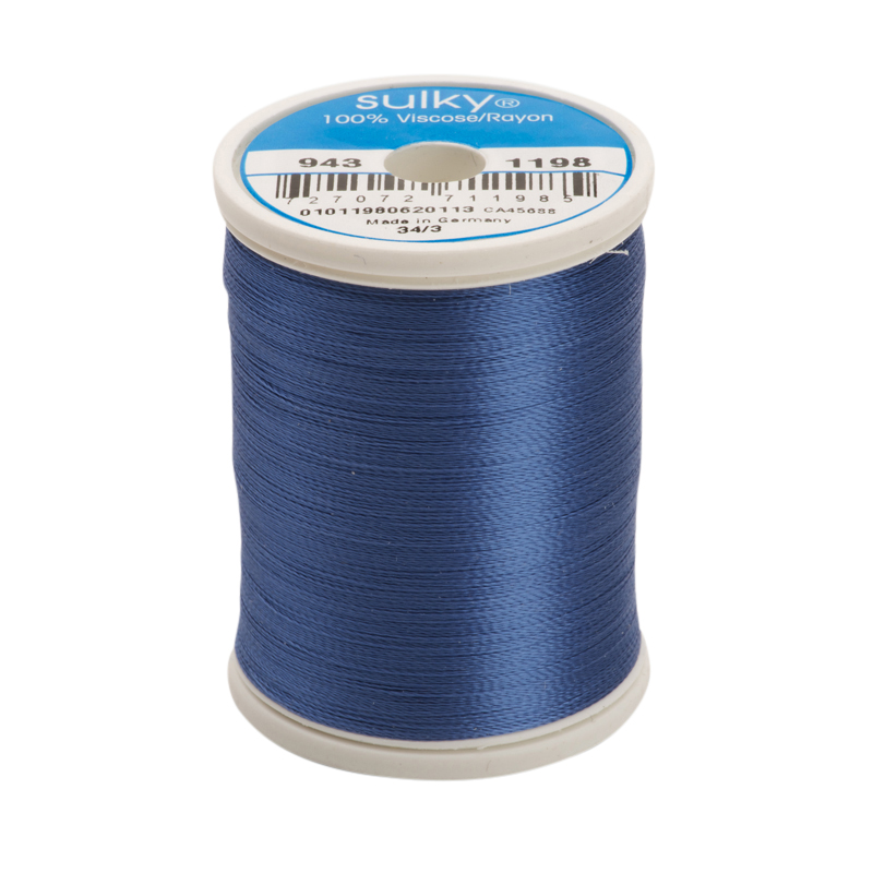Sulky 40 Wt. Rayon Thread- Dusty Navy - 850 yd. Spool
