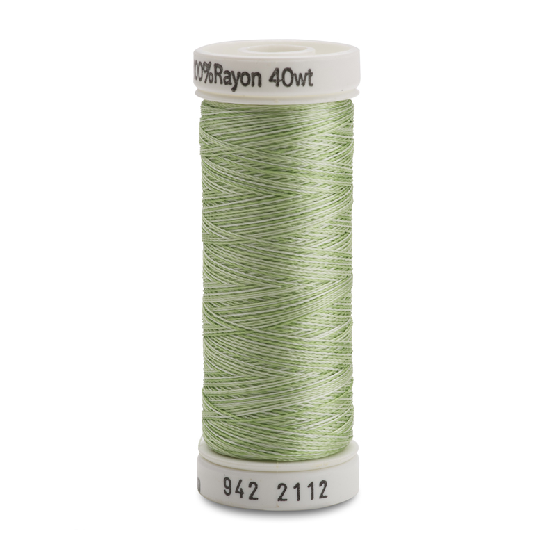 Sulky 40 Wt. Rayon Variegated Thread - Vari-Mint Greens - 250 yd. Spool