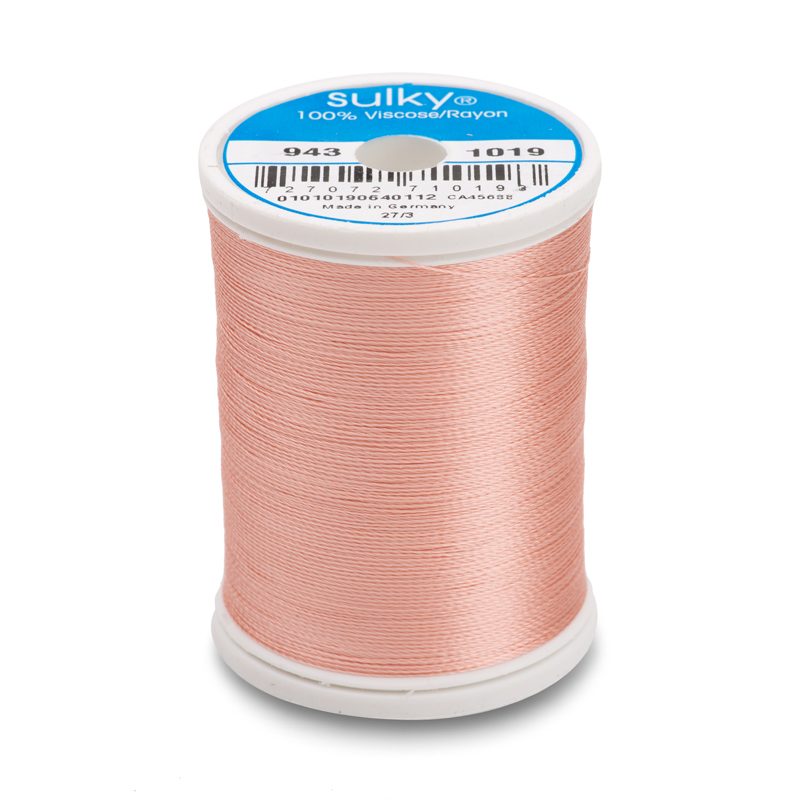 Sulky 40 Wt. Rayon Thread- Peach - 850 yd. Spool