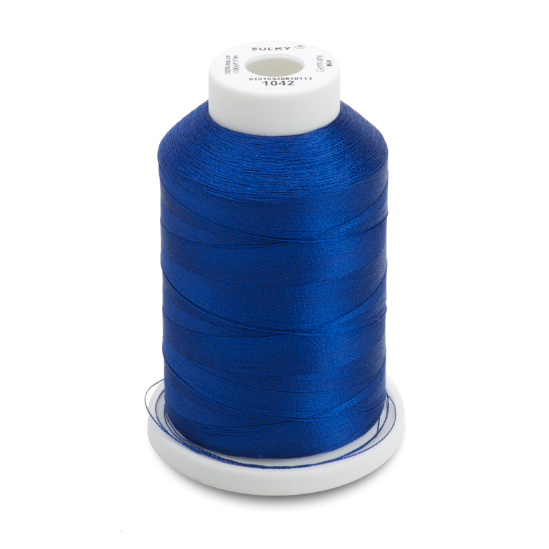 Sulky 40 Wt. Rayon Thread- Bright Navy Blue - 1,500 yd. Spool
