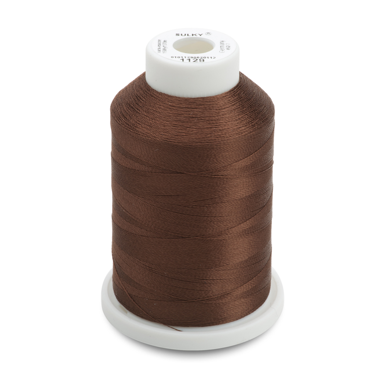 Sulky 40 Wt. Rayon Thread- Brown - 1,500 yd. Spool