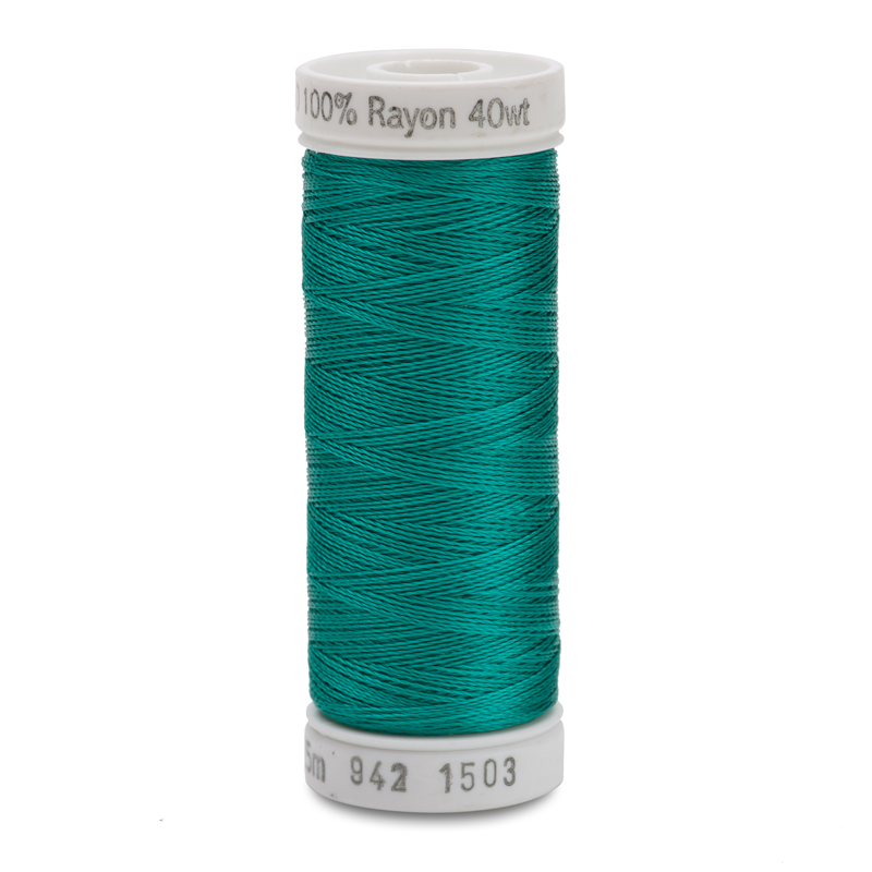 Sulky 40 Wt. Rayon Thread- Green Peacock - 250 yd. Spool