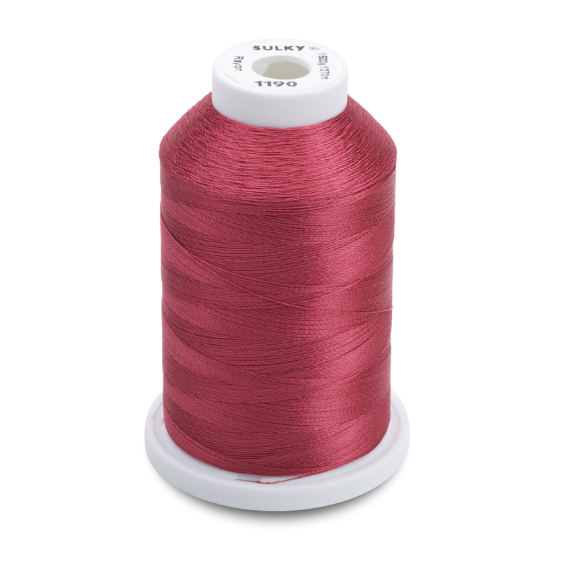 Sulky 40 Wt. Rayon Thread- Med. Burgundy - 1,500 yd. Spool