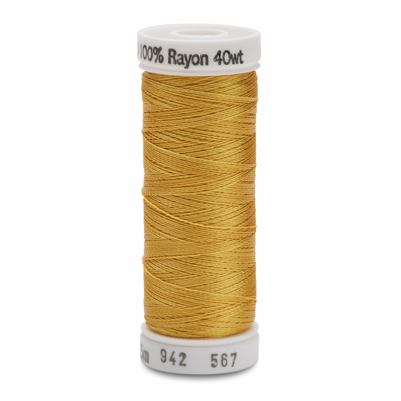 Sulky 40 Wt. Rayon Thread- Butterfly Gold - 250 yd. Spool