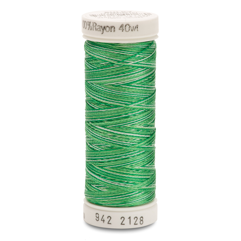 Sulky 40 Wt. Rayon Variegated Thread - Vari-Willow Greens - 250 yd. Spool
