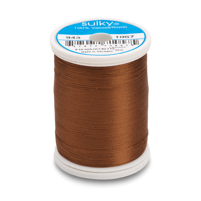 Sulky 40 Wt. Rayon Thread- Dk. Tawny Tan - 850 yd. Spool