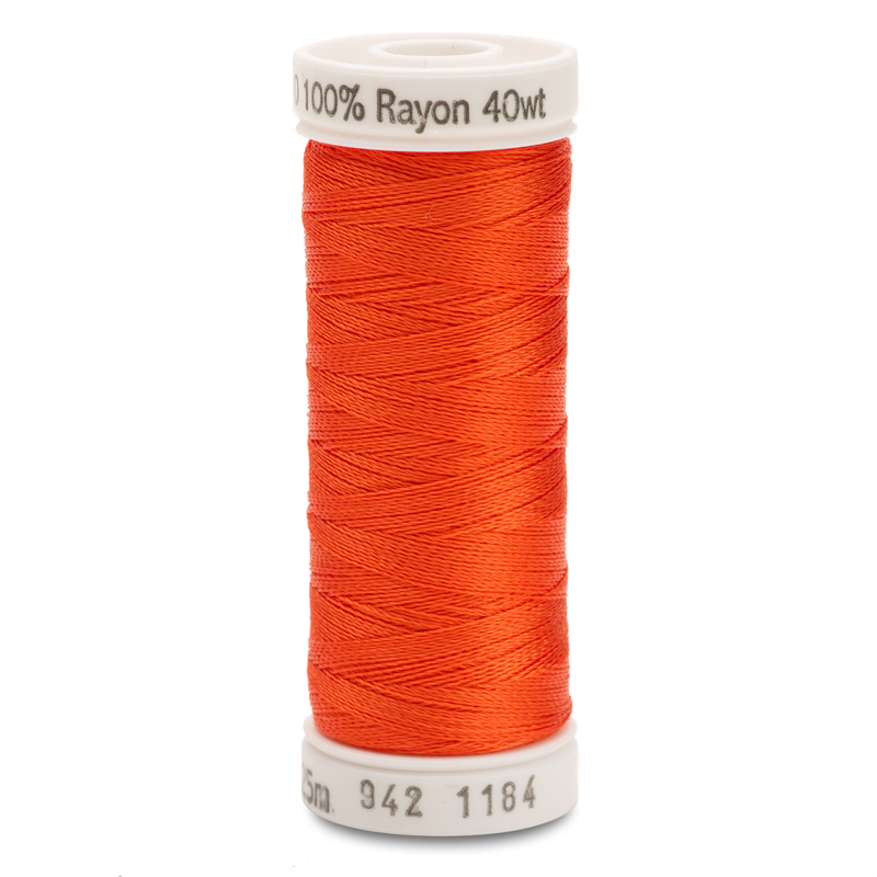Sulky 40 Wt. Rayon Thread- Orange Red - 250 yd. Spool