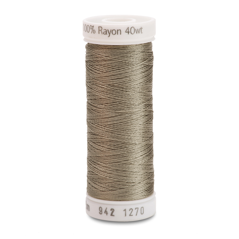 Sulky 40 Wt. Rayon Thread- Dk. Gray Khaki - 250 yd. Spool