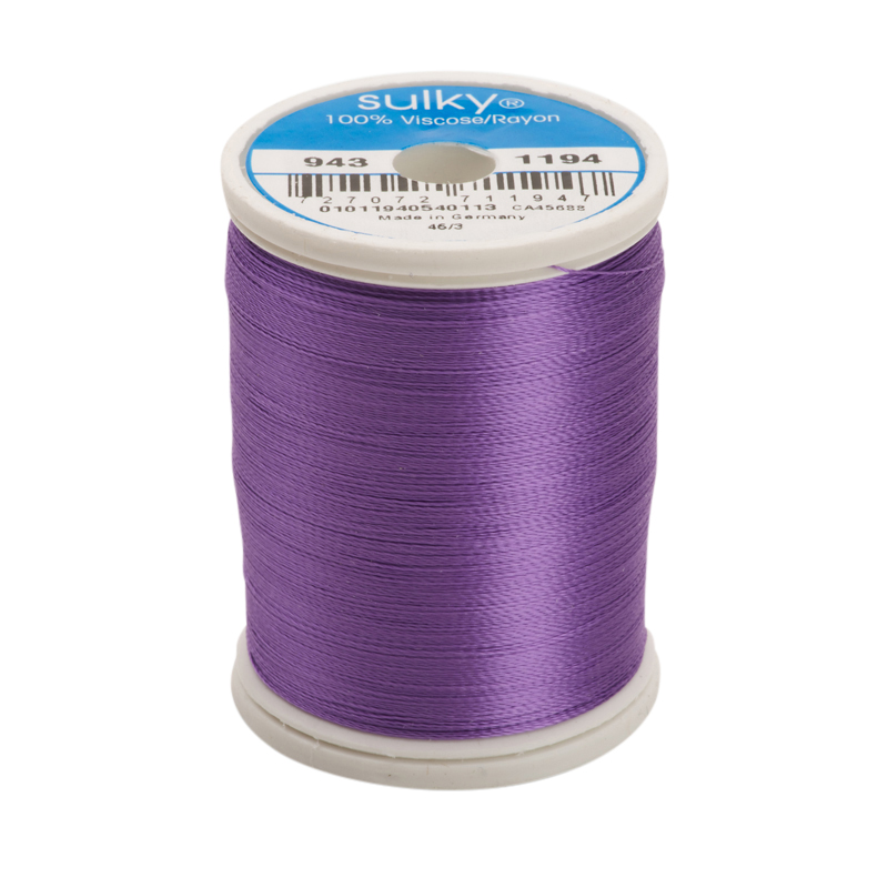 Sulky 40 Wt. Rayon Thread- Lt. Purple - 850 yd. Spool