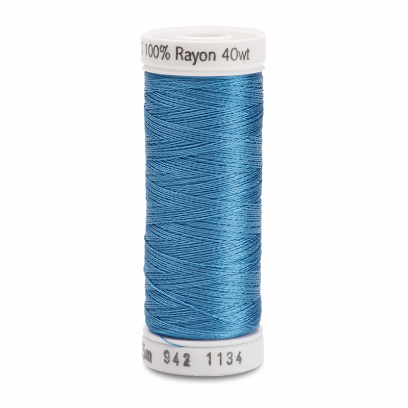 Sulky 40 Wt. Rayon Thread- Peacock Blue - 250 yd. Spool