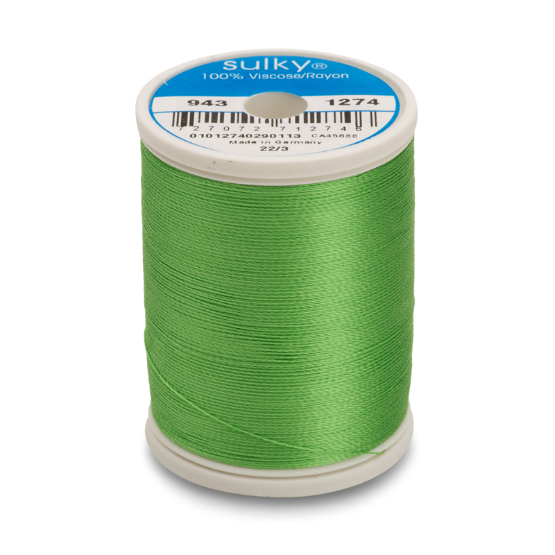 Sulky 40 Wt. Rayon Thread- Nile Green - 850 yd. Spool