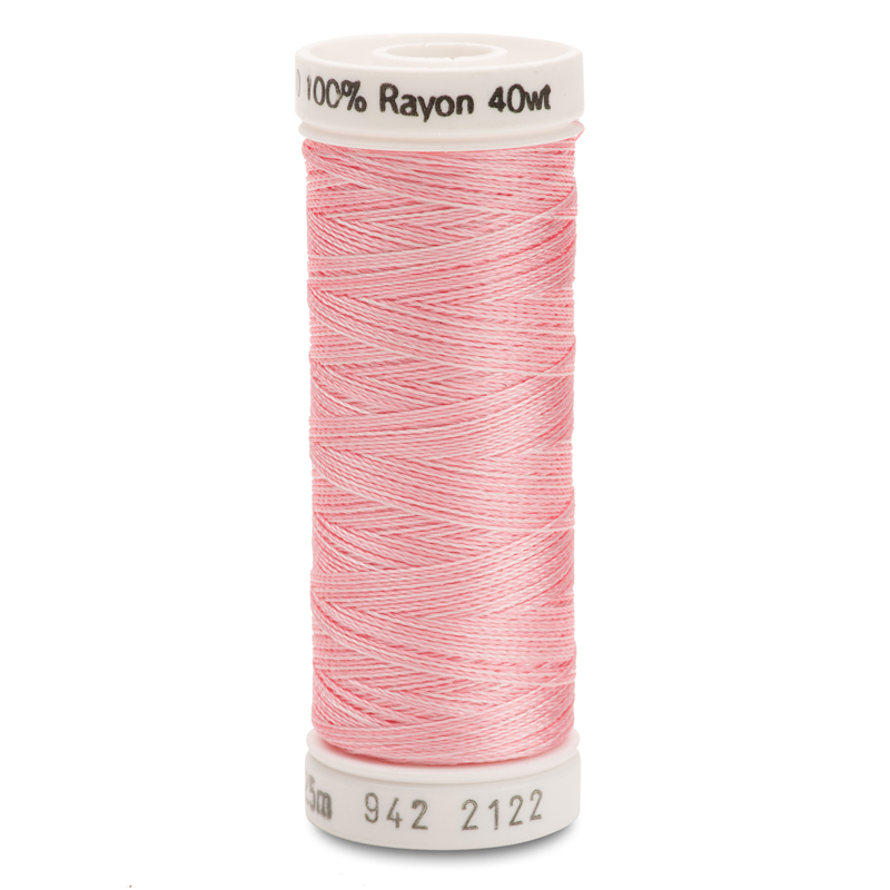 Sulky 40 Wt. Rayon Variegated Thread - Vari-Baby Pinks - 250 yd. Spool