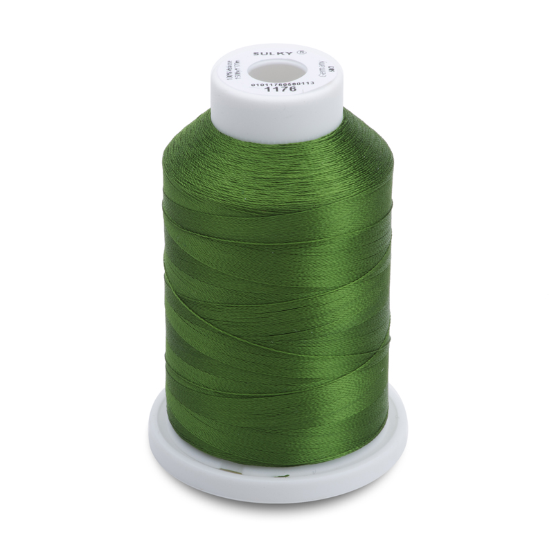 Sulky 40 Wt. Rayon Thread- Med. Dk. Avocado - 1,500 yd. Spool