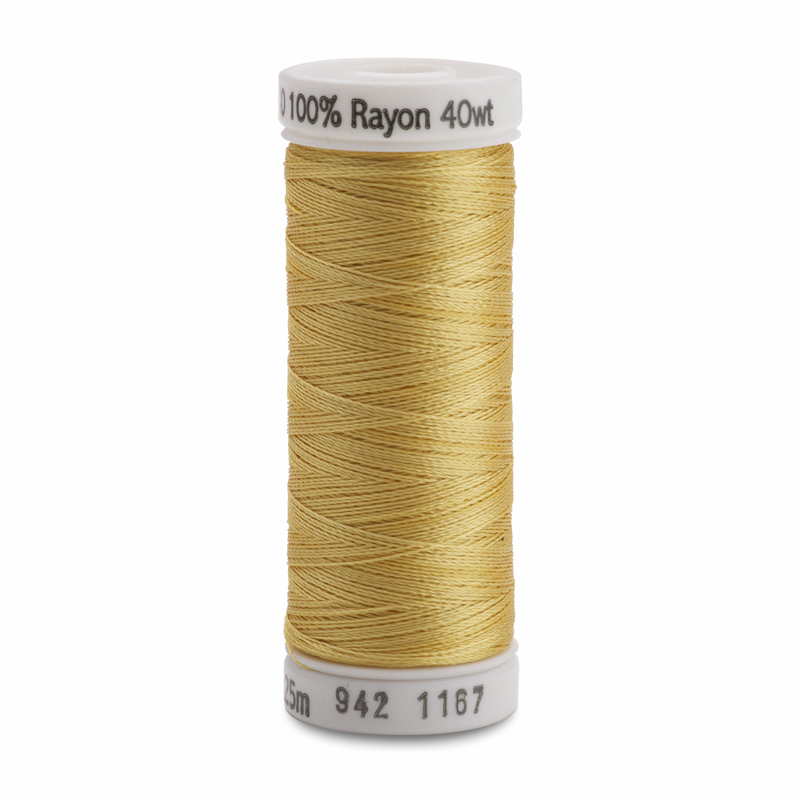 Sulky 40 Wt. Rayon Thread- Maize Yellow - 250 yd. Spool