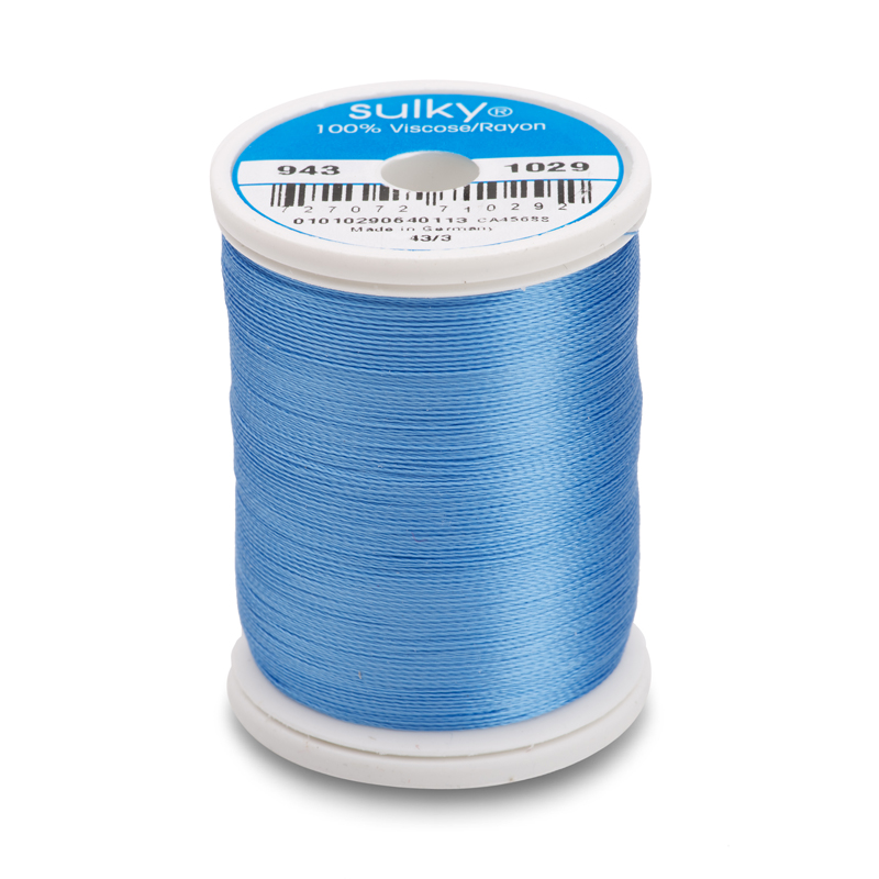 Sulky 40 Wt. Rayon Thread - Medium Blue - 850 yd. Spool