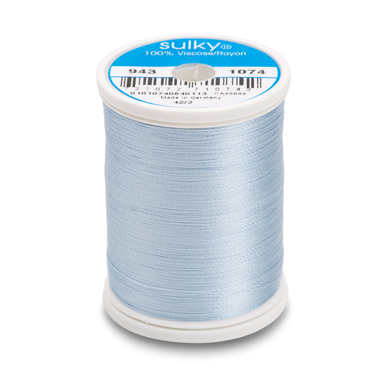 Sulky 40 Wt. Rayon Thread- Pale Powder Blue - 850 yd. Spool