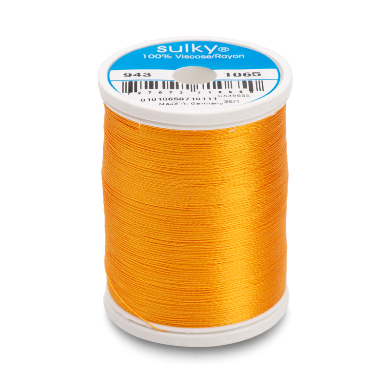 Sulky 40 Wt. Rayon Thread- Orange Yellow - 850 yd. Spool