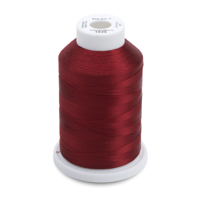 Sulky 40 Wt. Rayon Thread- Dk. Burgundy - 1,500 yd. Spool