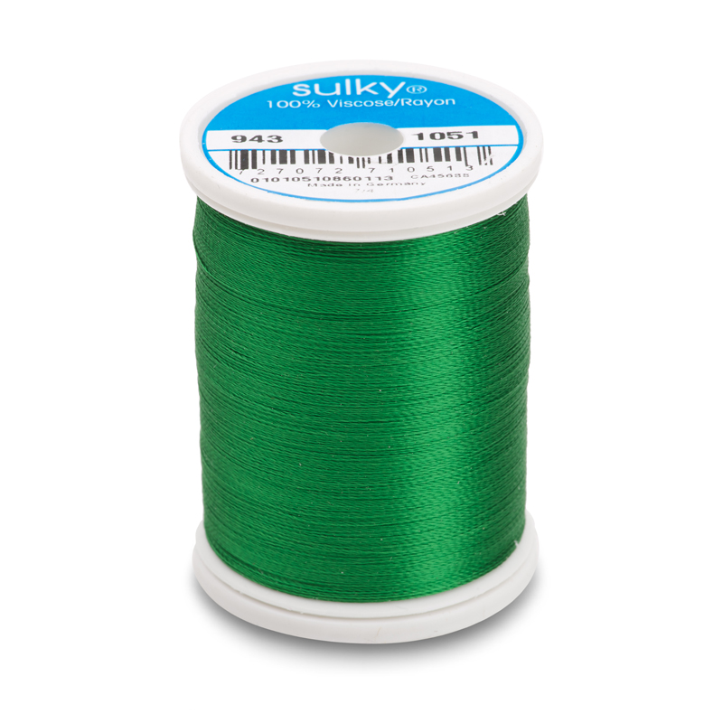 Sulky 40 Wt. Rayon Thread- Christmas Green - 850 yd. Spool