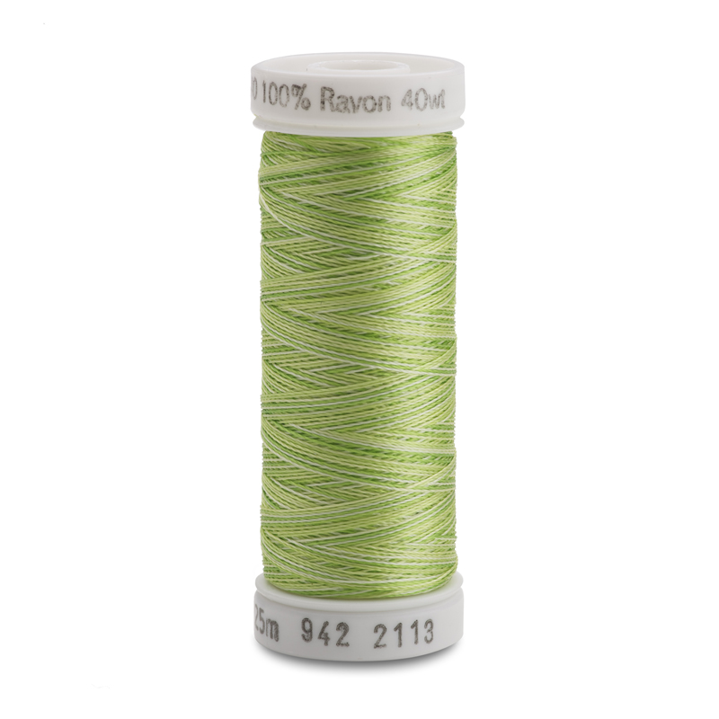 Sulky 40 Wt. Rayon Variegated Thread - Vari-Bright Greens - 250 yd. Spool