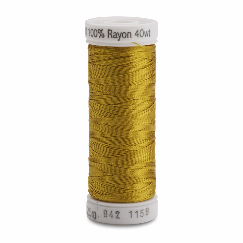 Sulky 40 Wt. Rayon Thread- Temple Gold - 250 yd. Spool