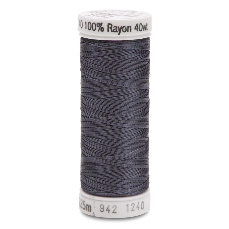 Sulky 40 Wt. Rayon Thread- Smokey Grey - 250 yd. Spool