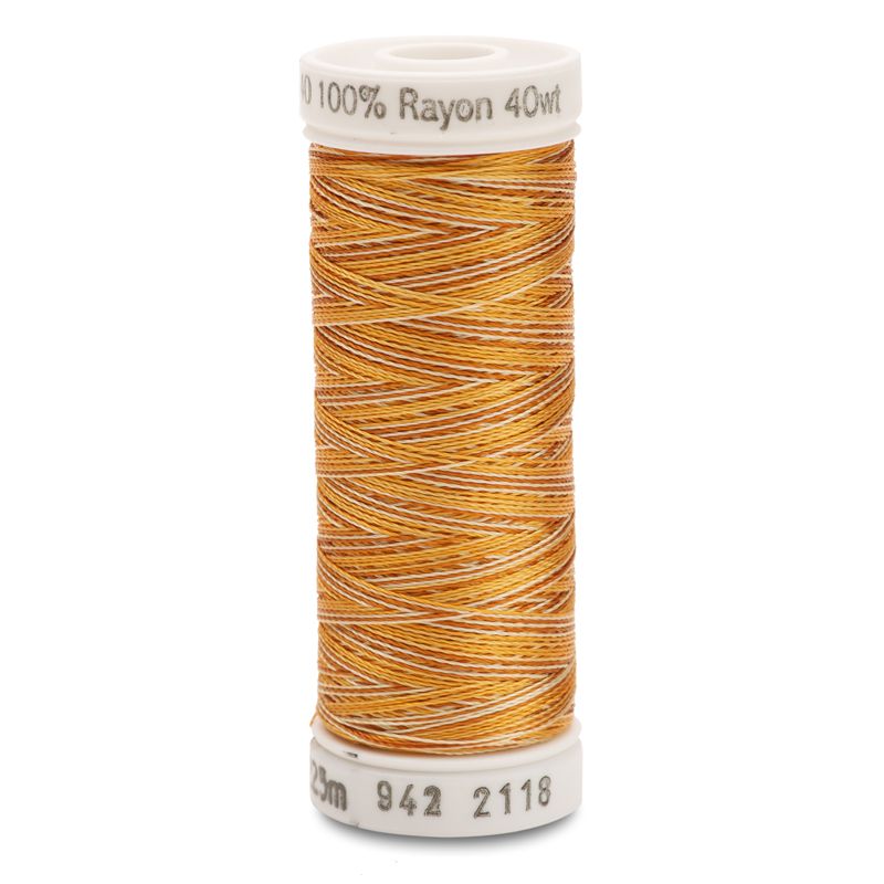 Sulky 40 Wt. Rayon Variegated Thread - Vari-Med. Browns - 250 yd. Spool