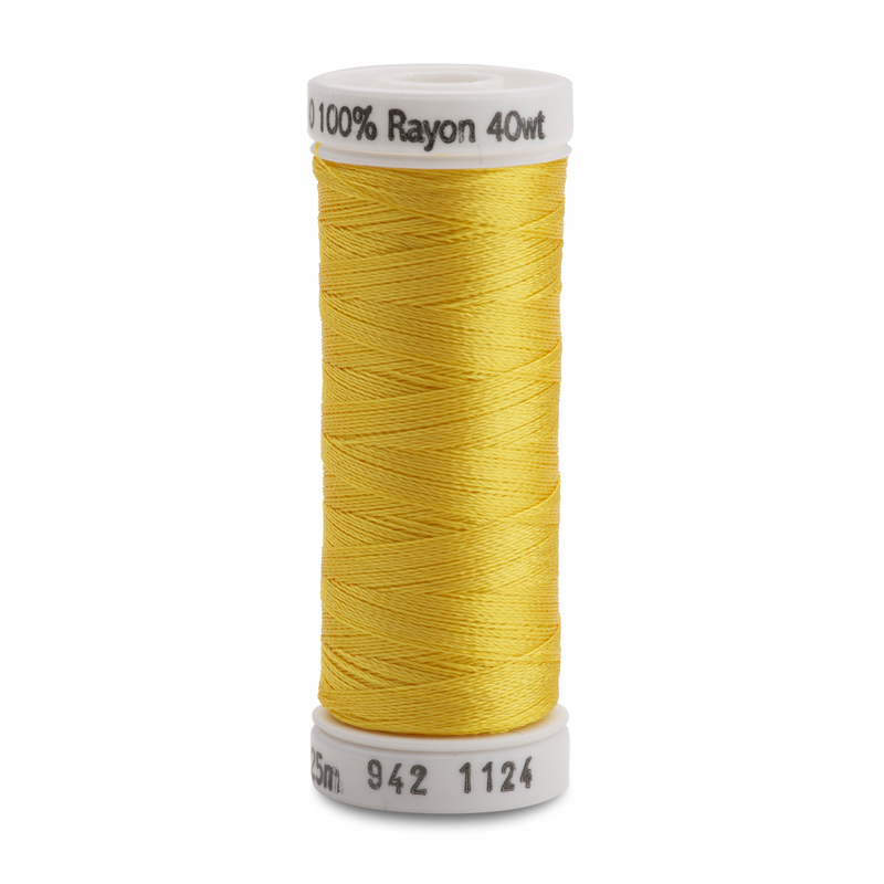 Sulky 40 Wt. Rayon Thread- Sun Yellow - 250 yd. Spool