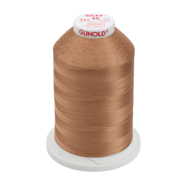 Sulky 40 Wt. Rayon Thread- Nutmeg - 5,500 yd. Jumbo Cone