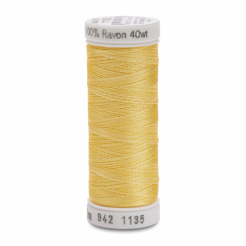 Sulky 40 Wt. Rayon Thread- Pastel Yellow - 250 yd. Spool