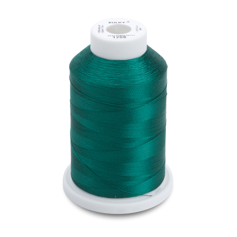 Sulky 40 Wt. Rayon Thread- Mallard Green - 1,500 yd. Spool