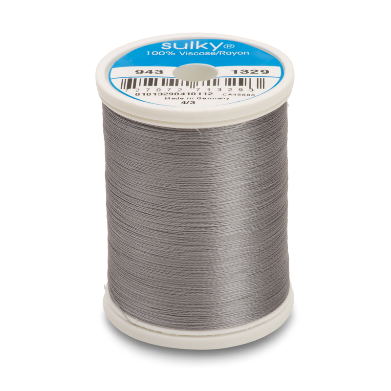 Sulky 40 Wt. Rayon Thread- Dk. Nickel Gray - 850 yd. Spool