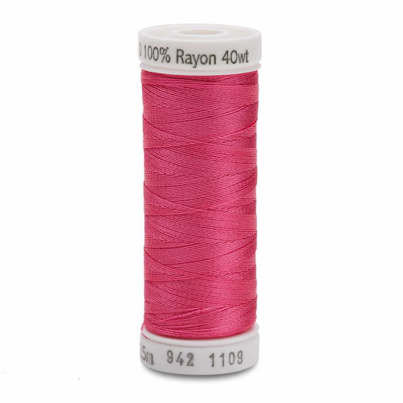 Sulky 40 Wt. Rayon Thread- Hot Pink - 250 yd. Spool