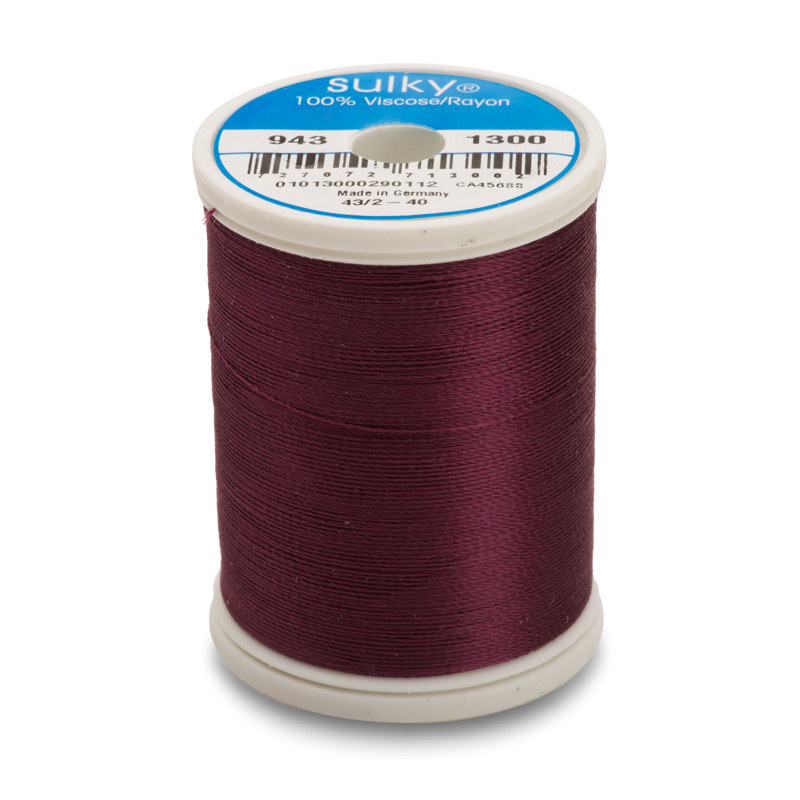 Sulky 40 Wt. Rayon Thread- Plum - 850 yd. Spool