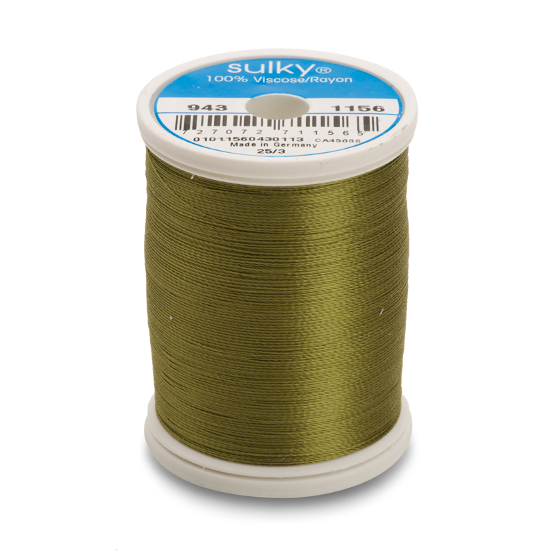 Sulky 40 Wt. Rayon Thread- Lt. Army Green - 850 yd. Spool
