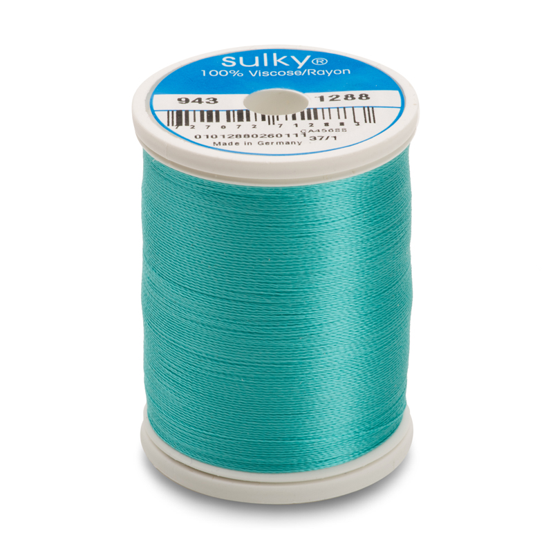 Sulky 40 Wt. Rayon Thread- Aqua - 850 yd. Spool