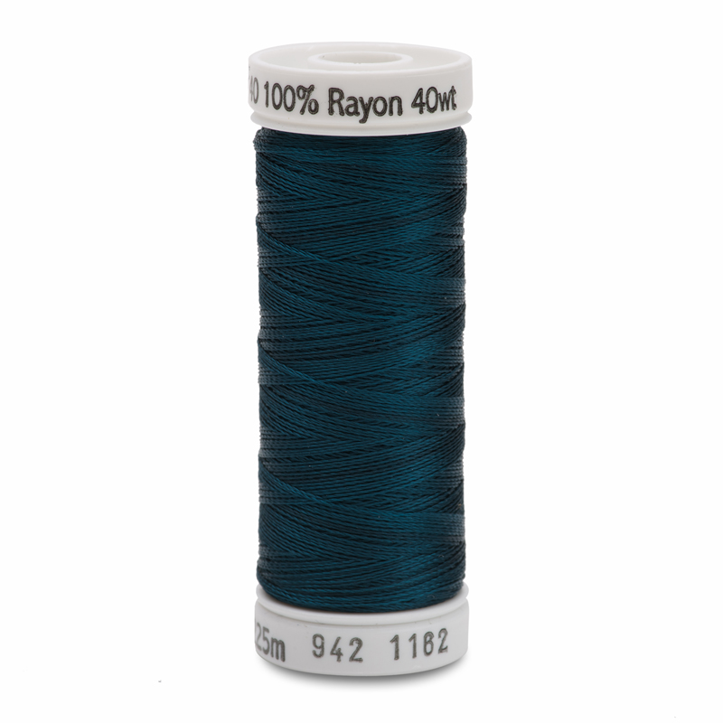 Sulky 40 Wt. Rayon Thread- Deep Teal - 250 yd. Spool