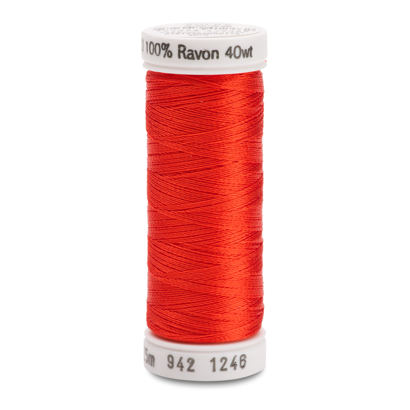Sulky 40 Wt. Rayon Thread- Orange Flame - 250 yd. Spool